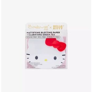 🆕 The Créme Shop - Hello Kitty ❤️ Mattifying Blotting Papers & Mirror Compact